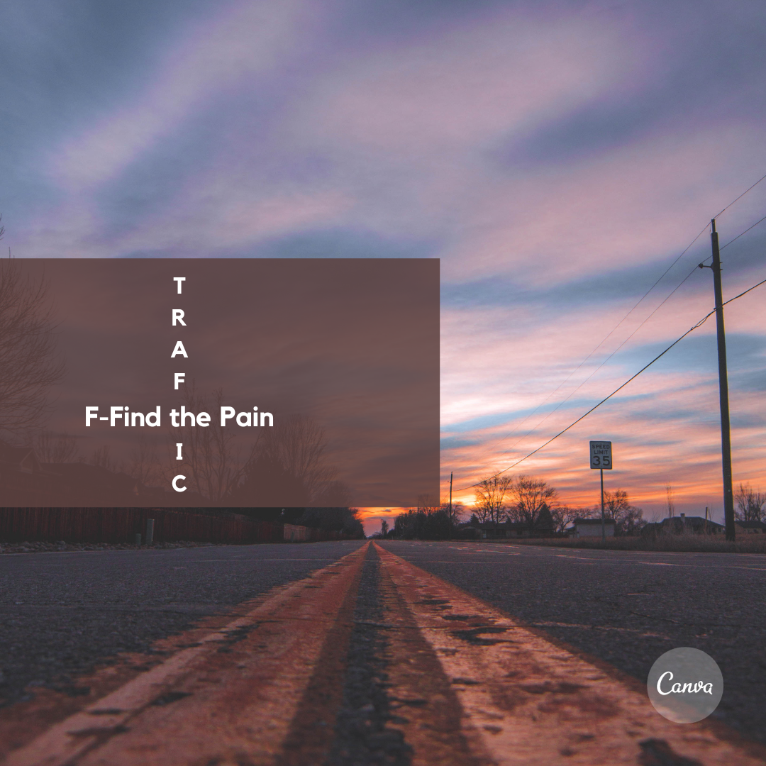 traffic find the pain